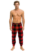 Retro UNISEX PLAID LODGE PANT - BUFFALO PLAID