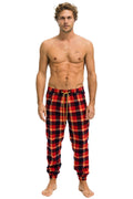 Retro UNISEX PLAID LODGE PANT - RUGBY PLAID