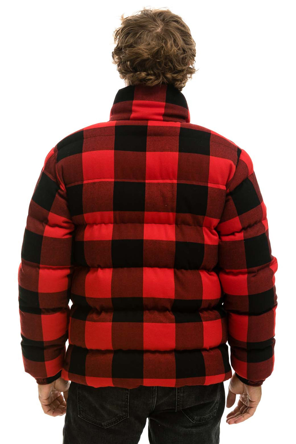 Retro UNISEX PLAID TRAVELER JACKET - BUFFALO PLAID