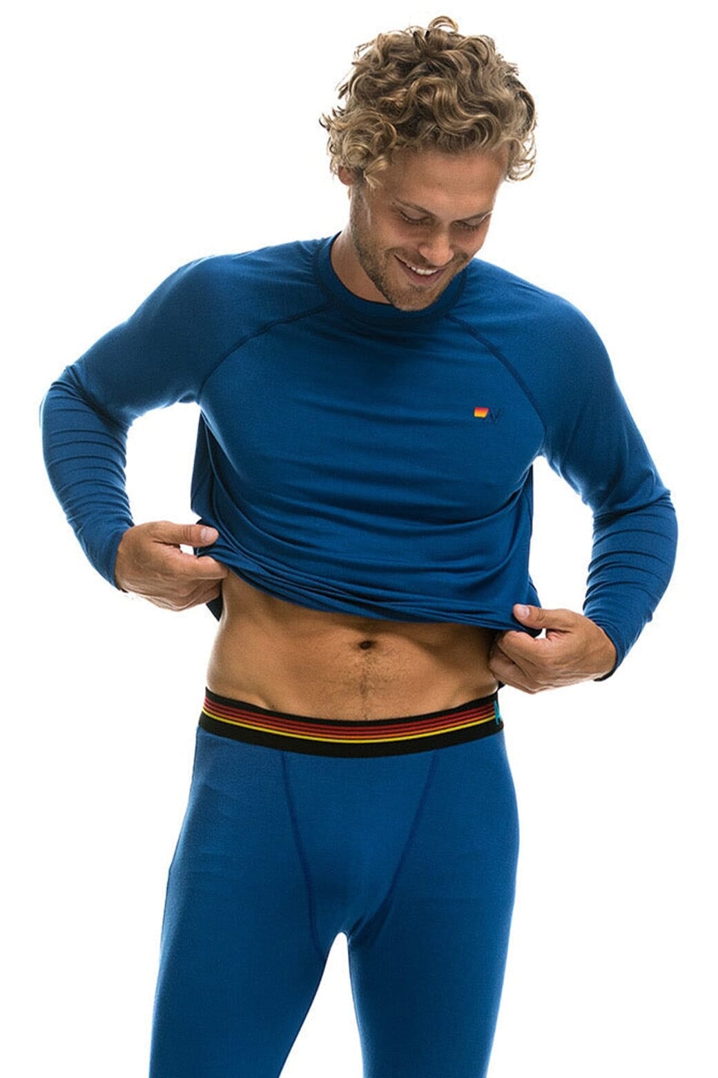 Retro MICRO MODAL BASE LAYER TOP - ROYAL