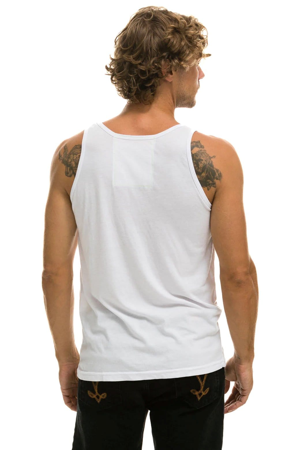 Retro PALM TREE FESTIVAL DANA POINT 2023 TANK - WHITE