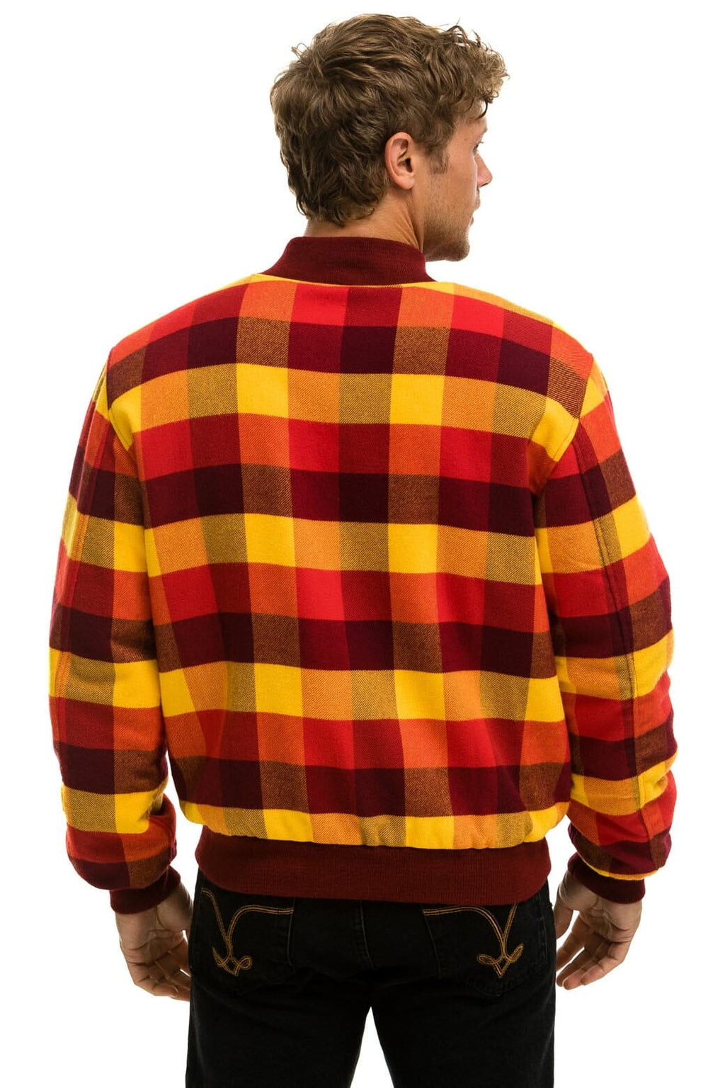 Retro PLAID UNISEX VARSITY JACKET - SURFY PLAID