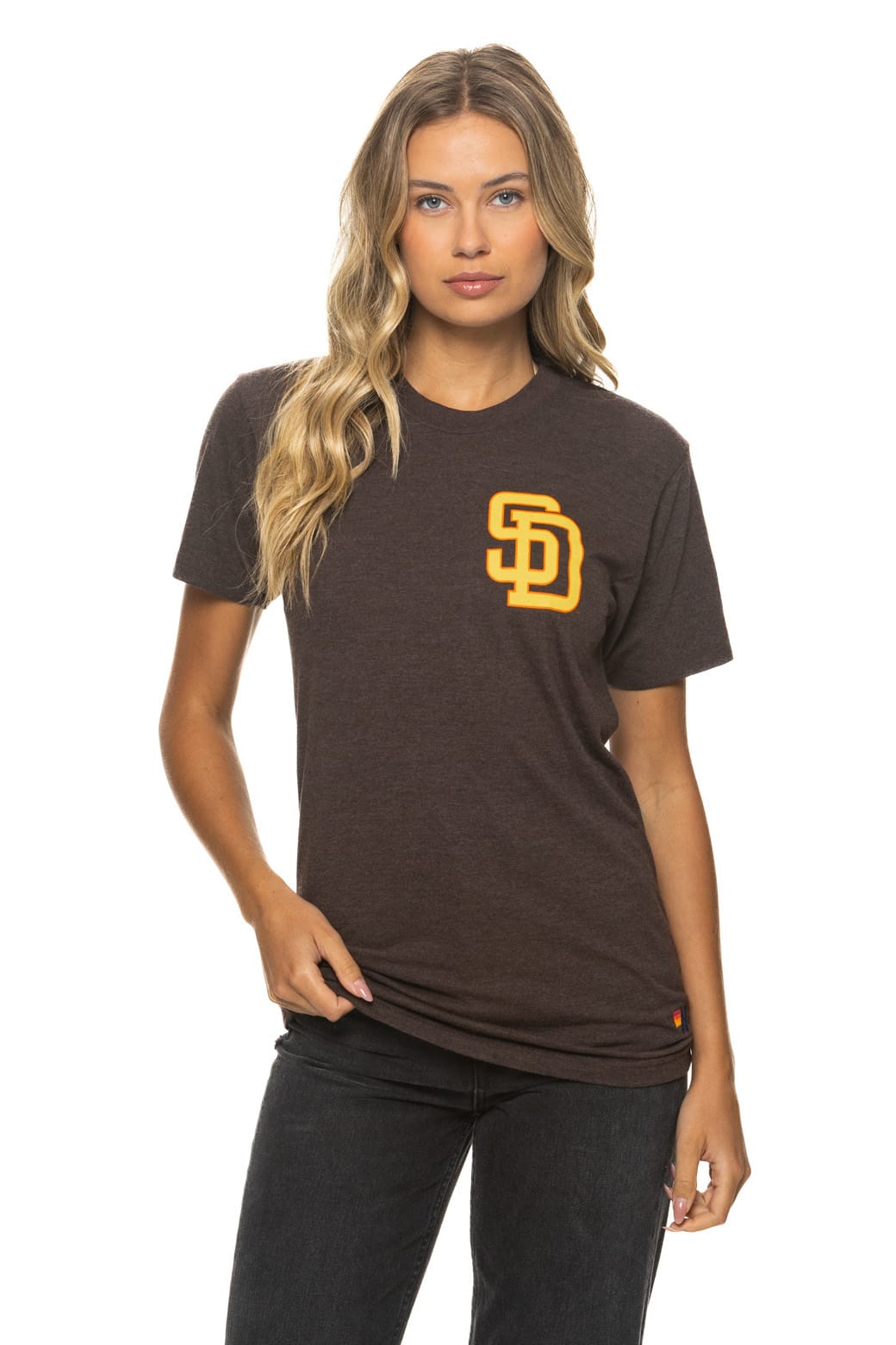 Retro SAN DIEGO PADRES 2026 CREW TEE - BROWN