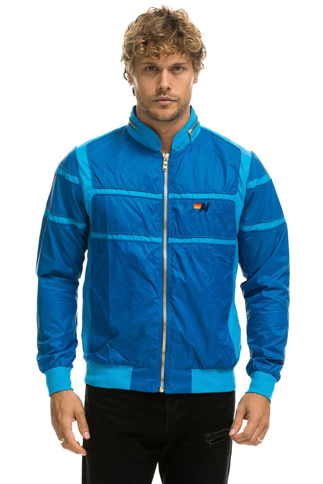 Retro RACER JACKET - SNORKEL BLUE