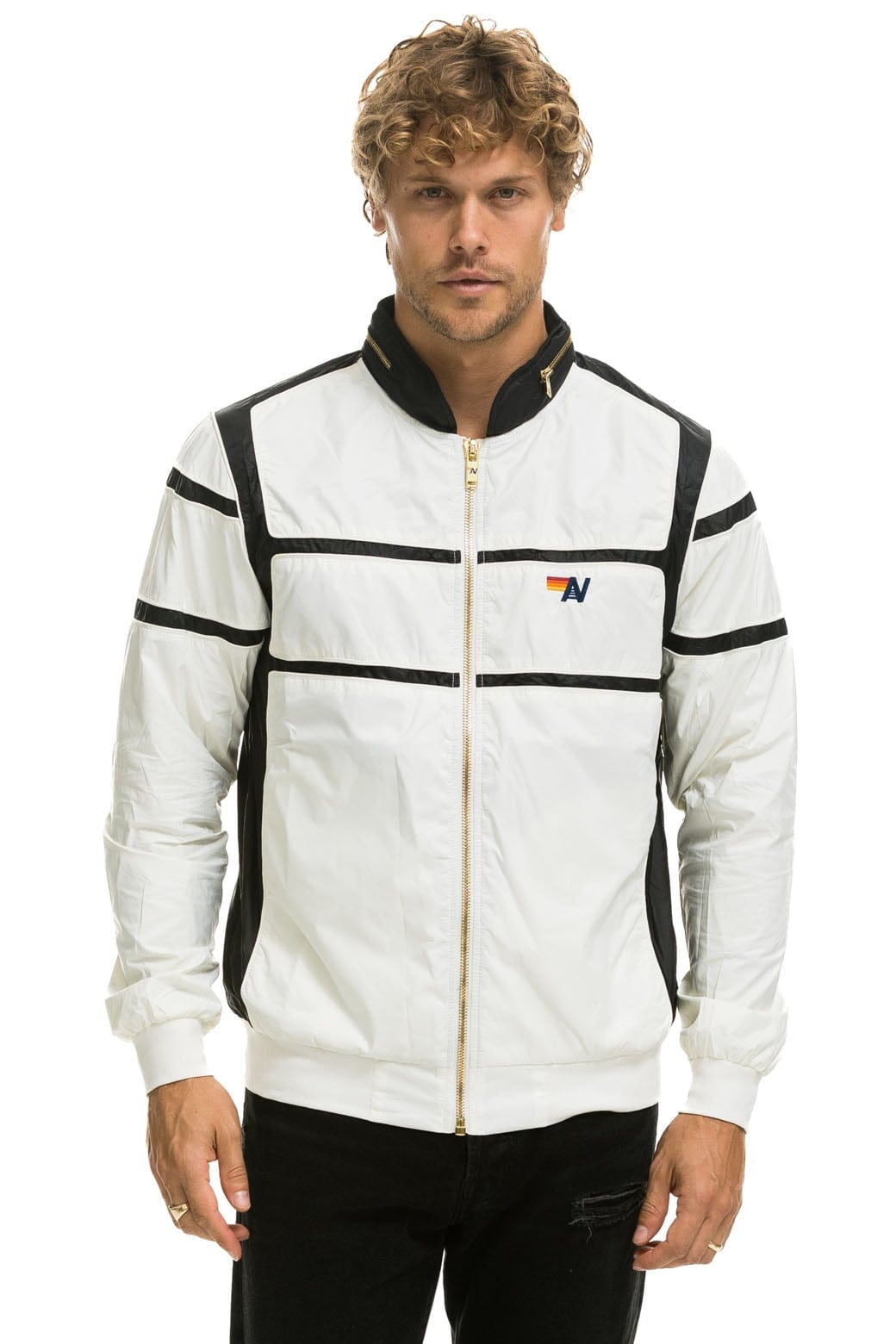 Retro RACER JACKET - WHITE