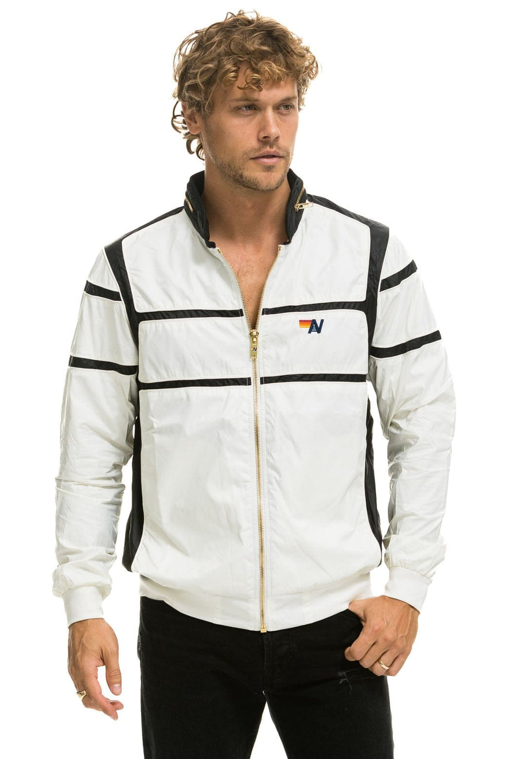 Retro RACER JACKET - WHITE