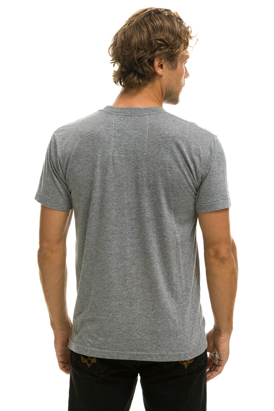 Retro ROCK AND ROLL TEE - HEATHER GREY