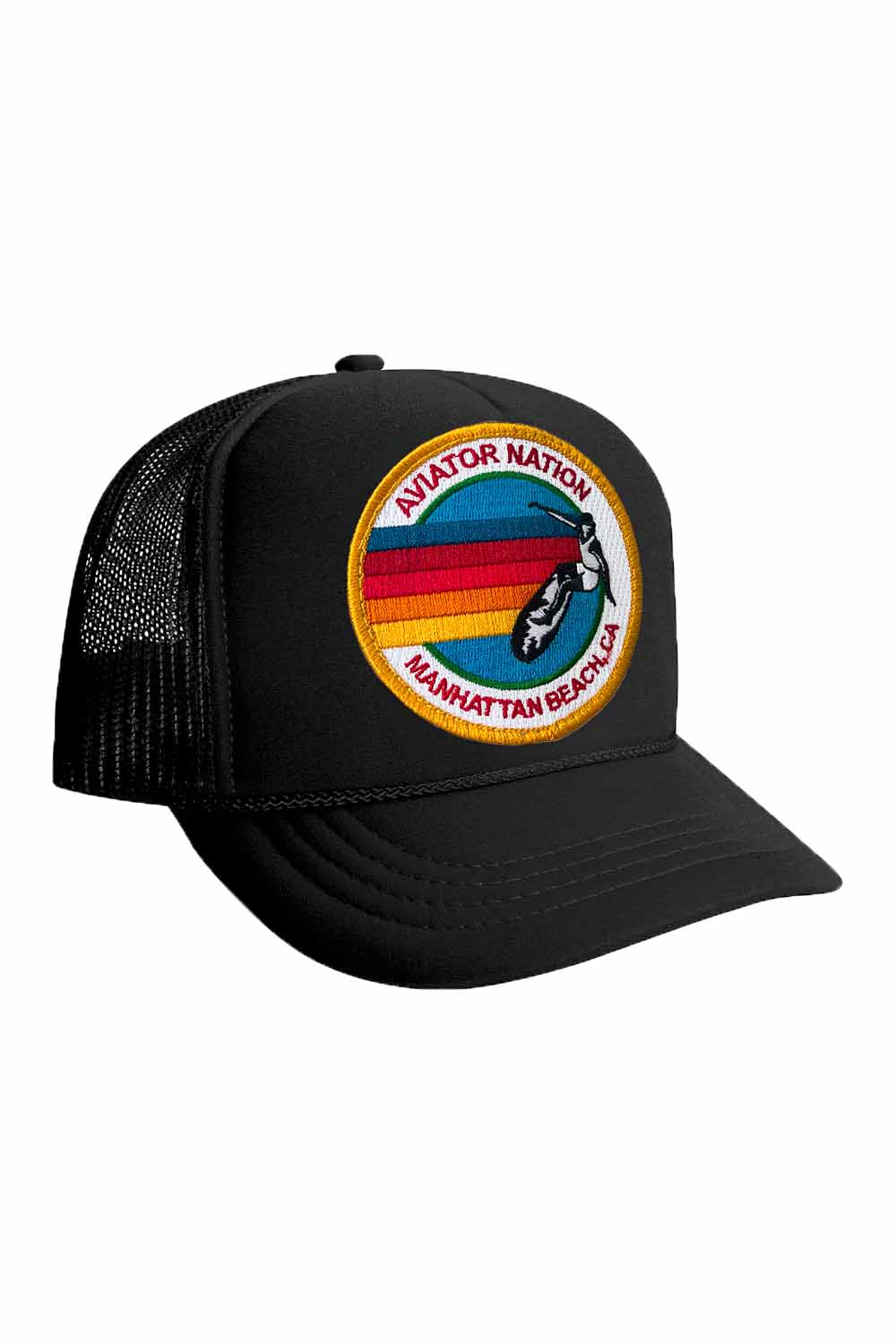 Retro KIDS SIGNATURE MANHATTAN BEACH VINTAGE FOAM TRUCKER HAT
