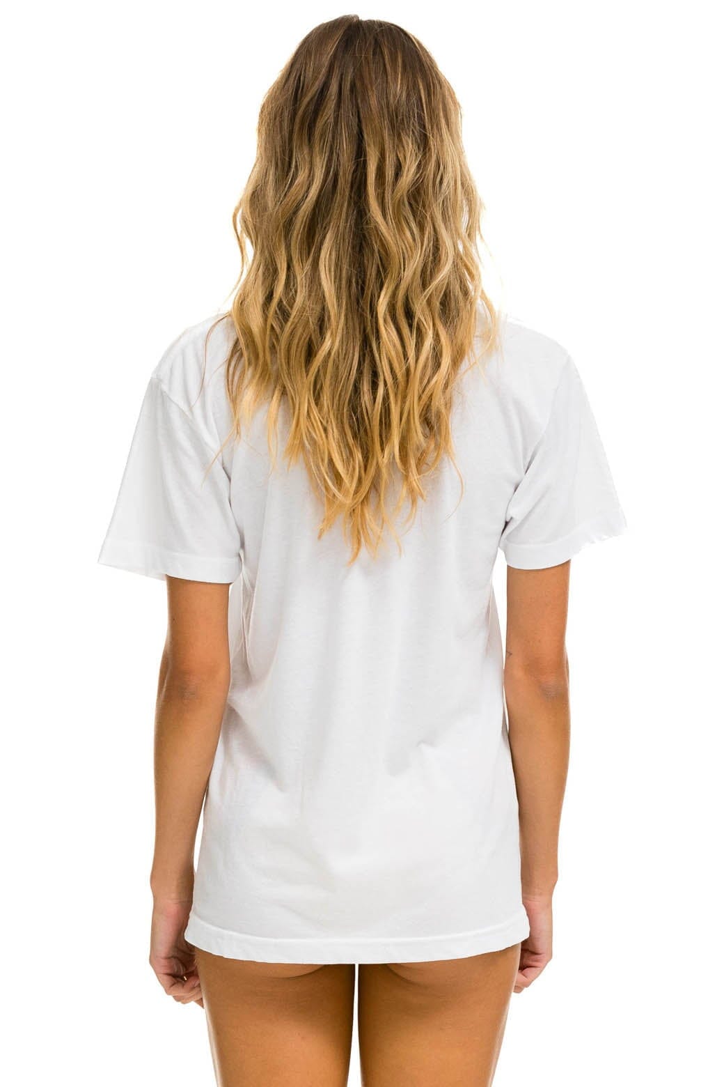 Retro SMILEY 2 CREW TEE - WHITE