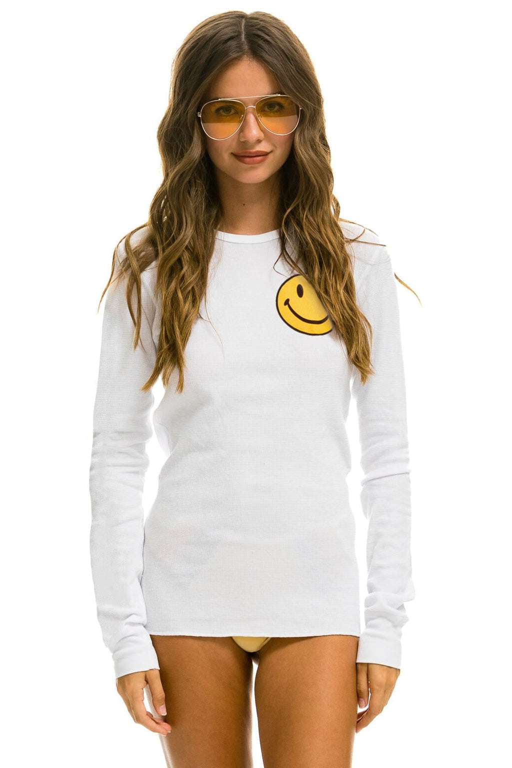 Retro SMILEY 2 THERMAL - WHITE