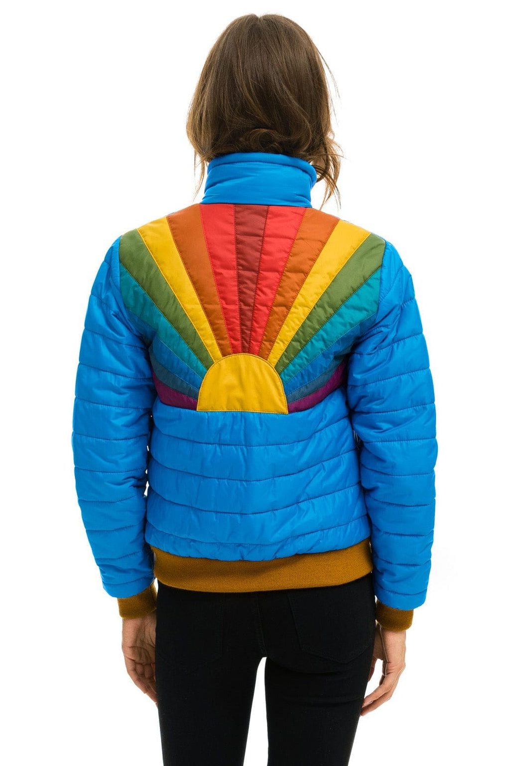 Retro SUNBURST JACKET - BLUE CINA