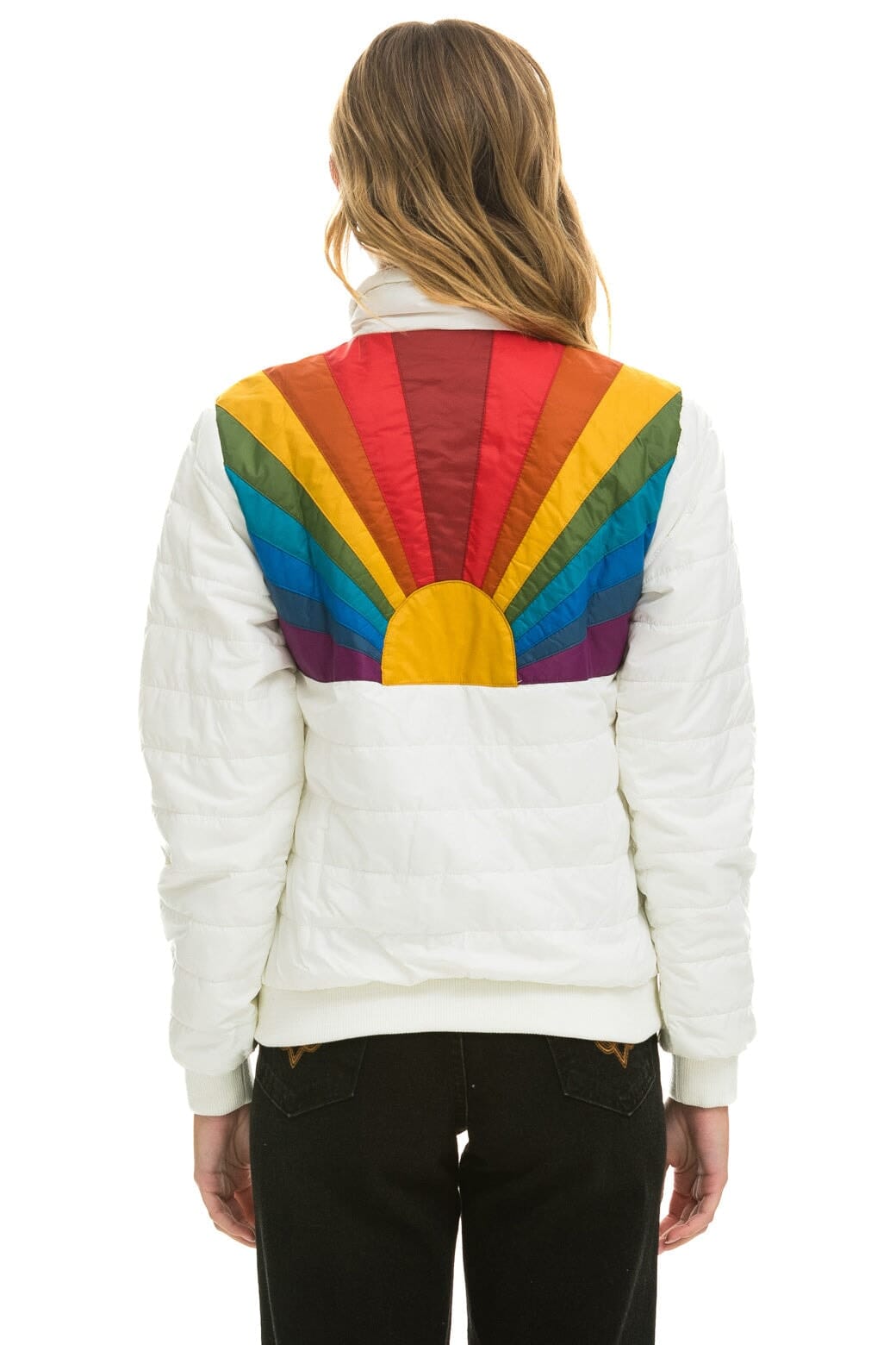 Retro SUNBURST JACKET - WHITE