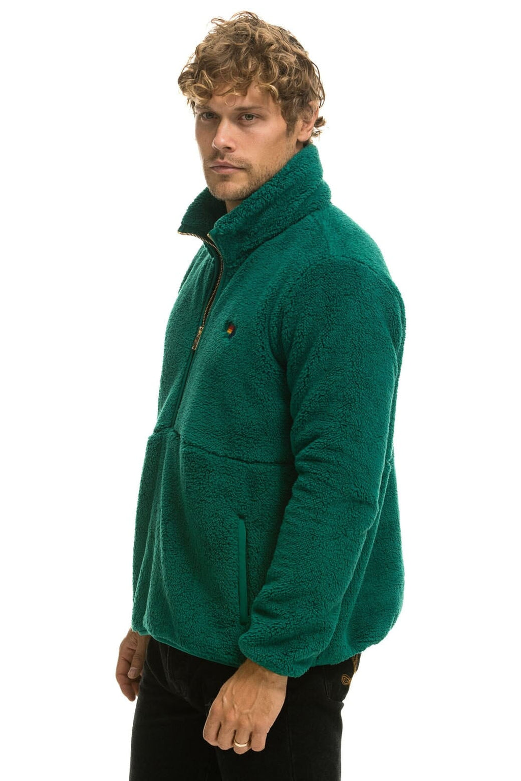 Retro TEDDY UNISEX HALF ZIP JACKET - AMAZON