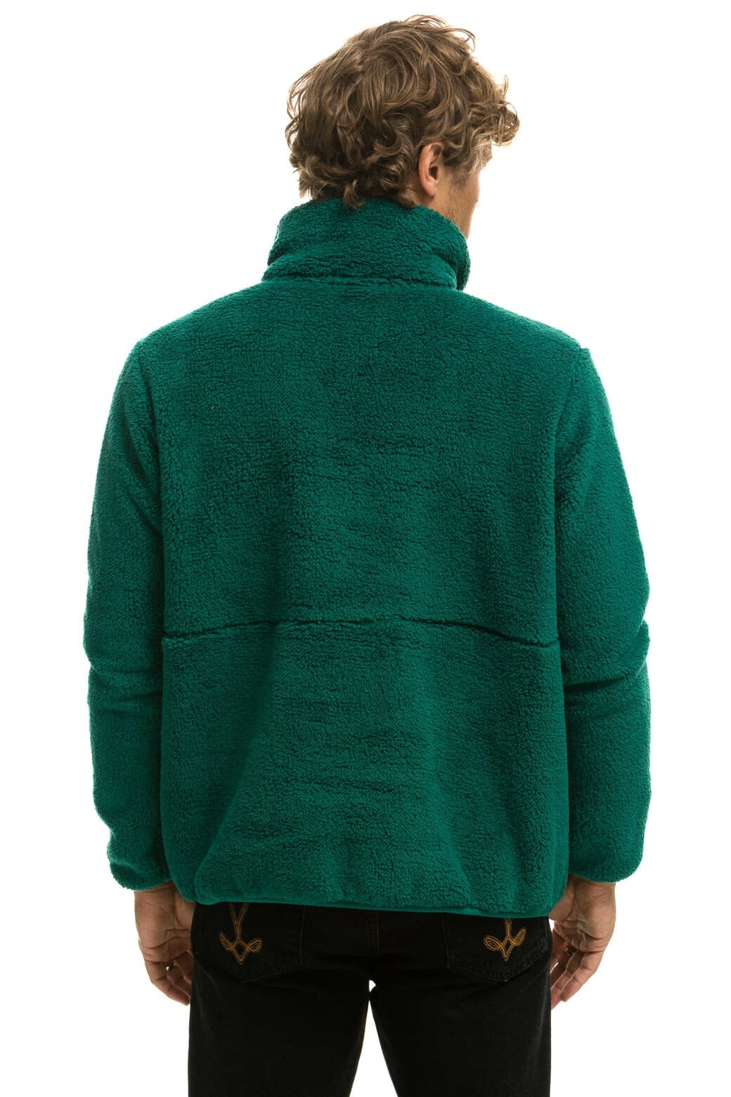 Retro TEDDY UNISEX HALF ZIP JACKET - AMAZON