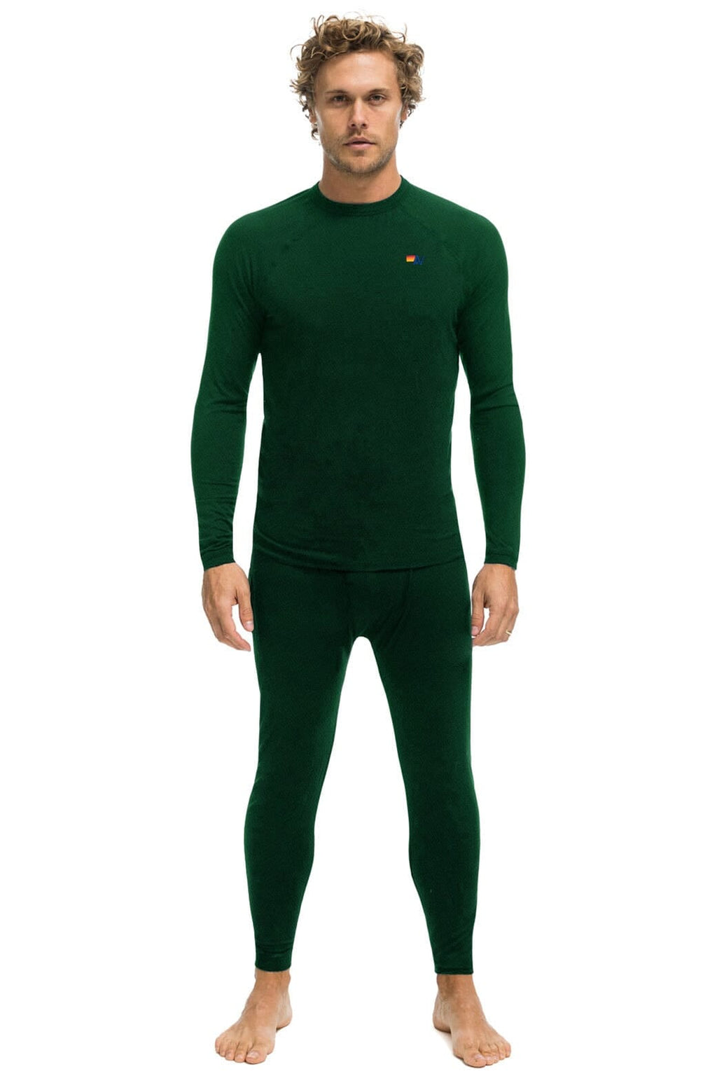 Retro THERMAL BASE LAYER BOTTOM - FOREST