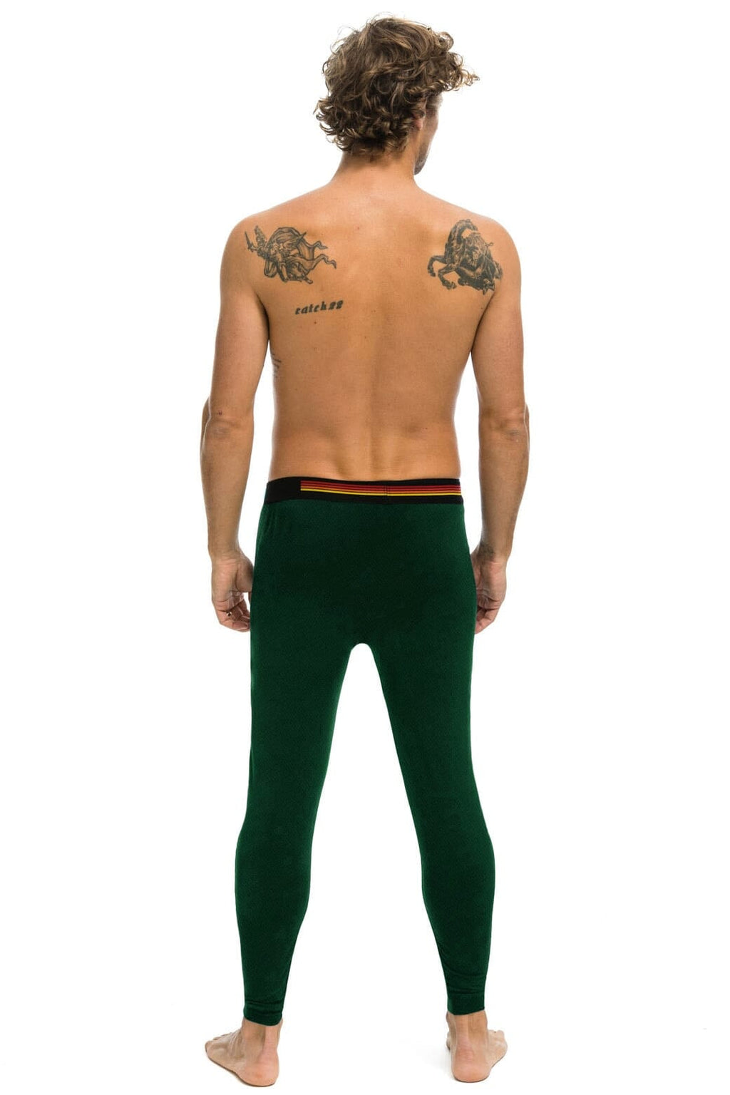 Retro THERMAL BASE LAYER BOTTOM - FOREST