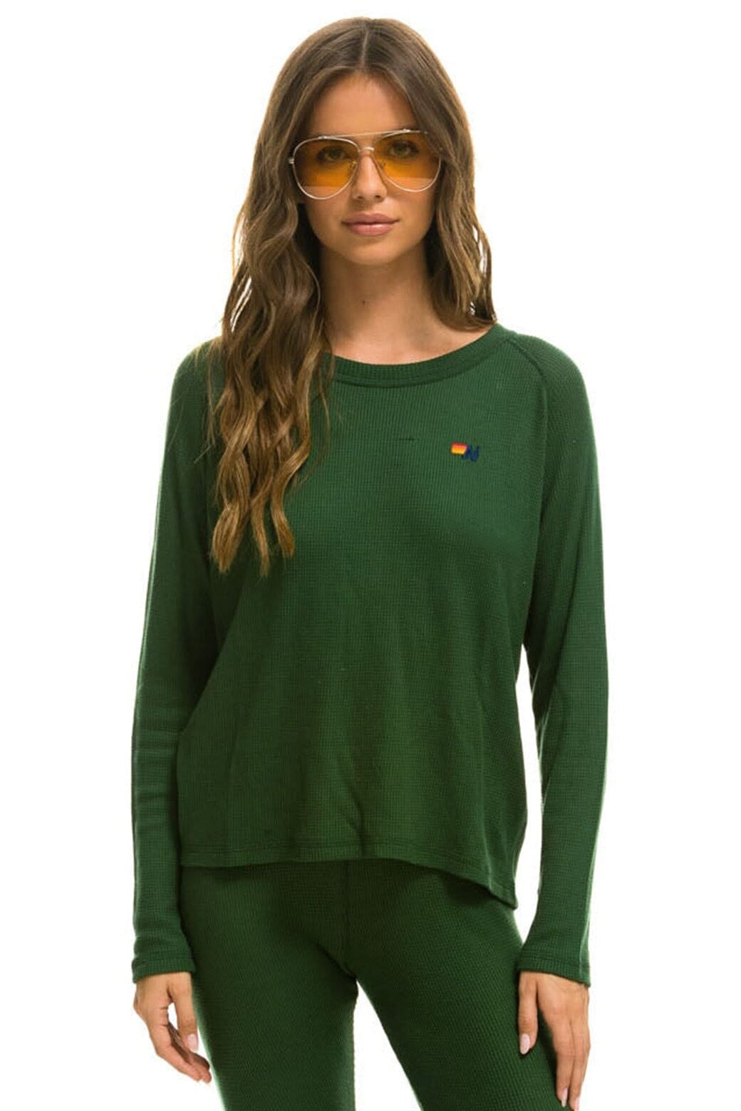 Retro THERMAL BASE LAYER TOP - FOREST