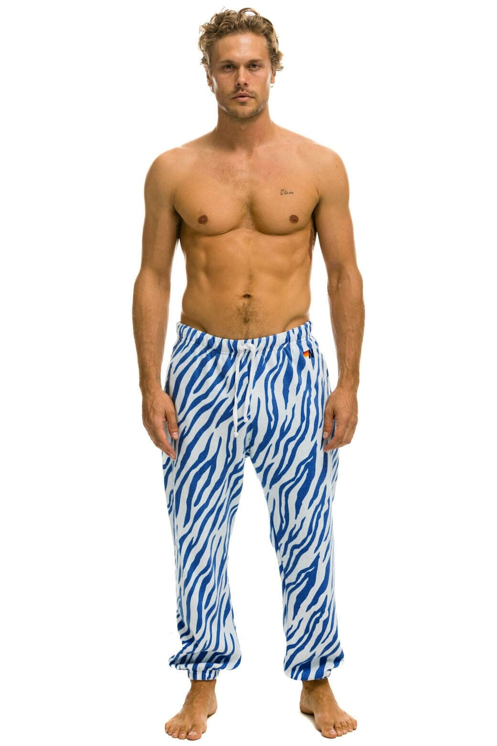 Retro TIGER SWEATPANTS - BLUE TIGER