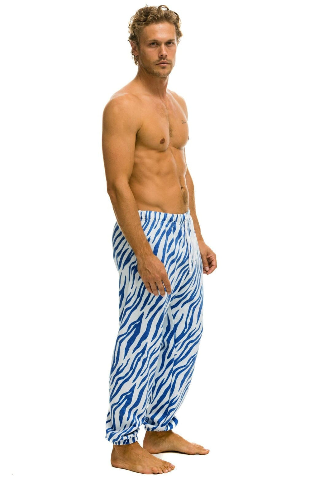 Retro TIGER SWEATPANTS - BLUE TIGER