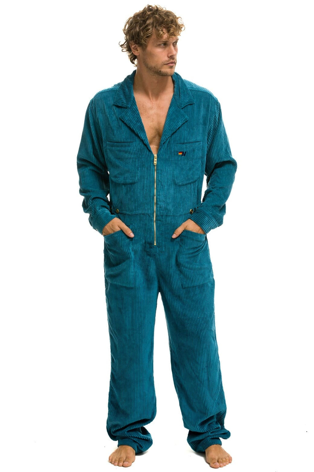 Retro UNISEX CORDUROY FLIGHT SUIT - CAPRI