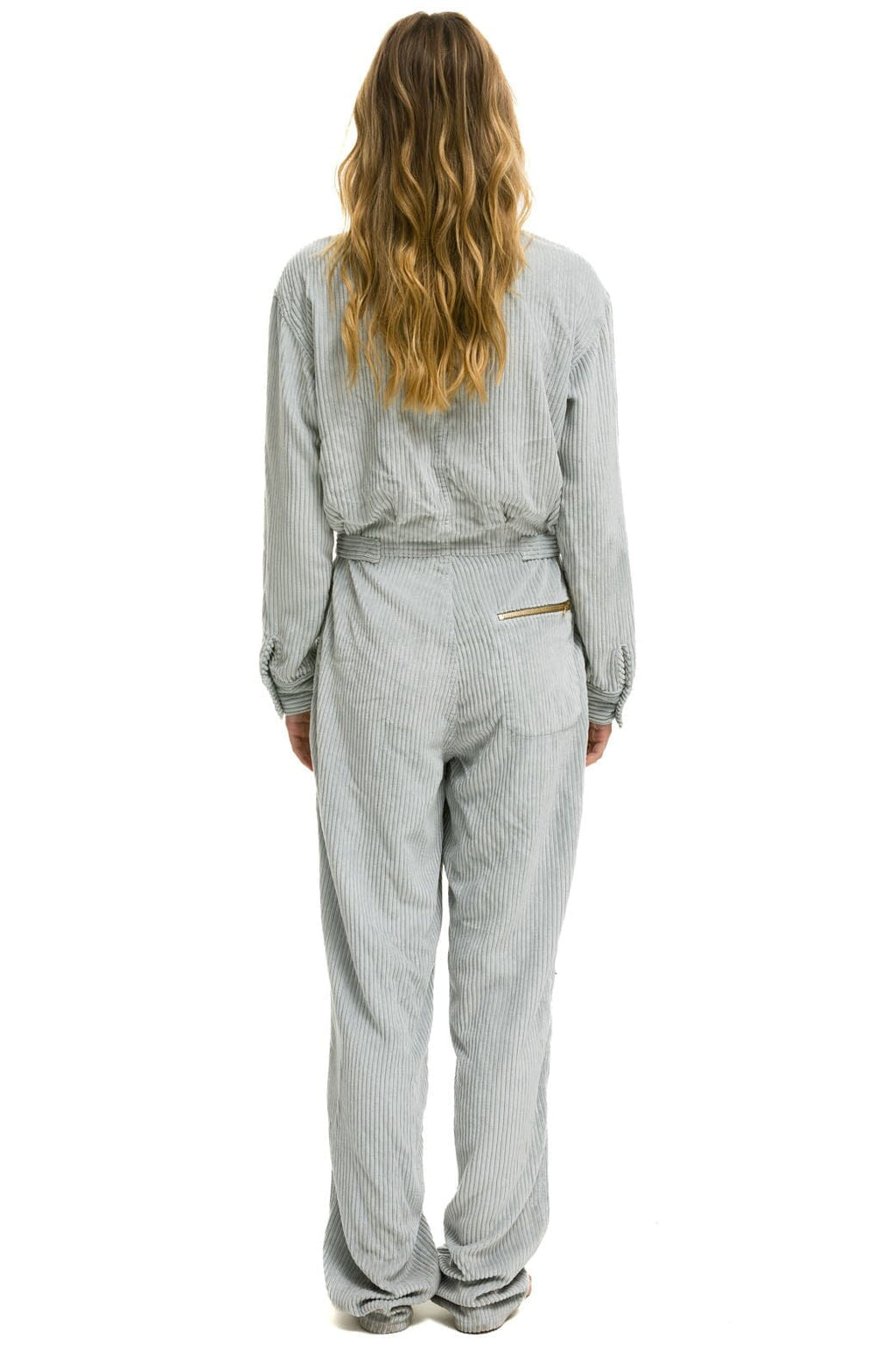 Retro UNISEX CORDUROY FLIGHT SUIT - CLOUD