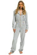 Retro UNISEX CORDUROY FLIGHT SUIT - CLOUD