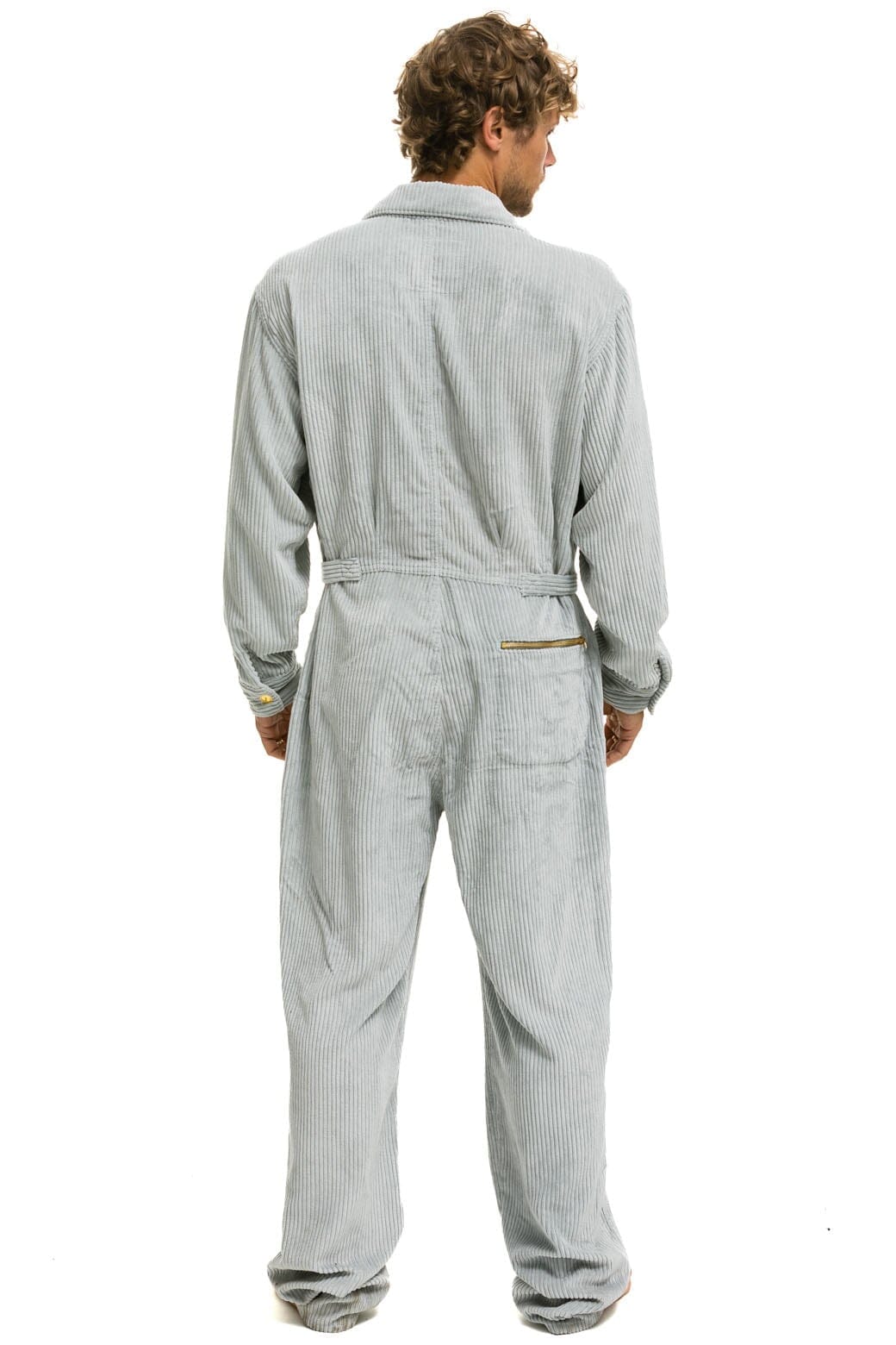 Retro UNISEX CORDUROY FLIGHT SUIT - CLOUD