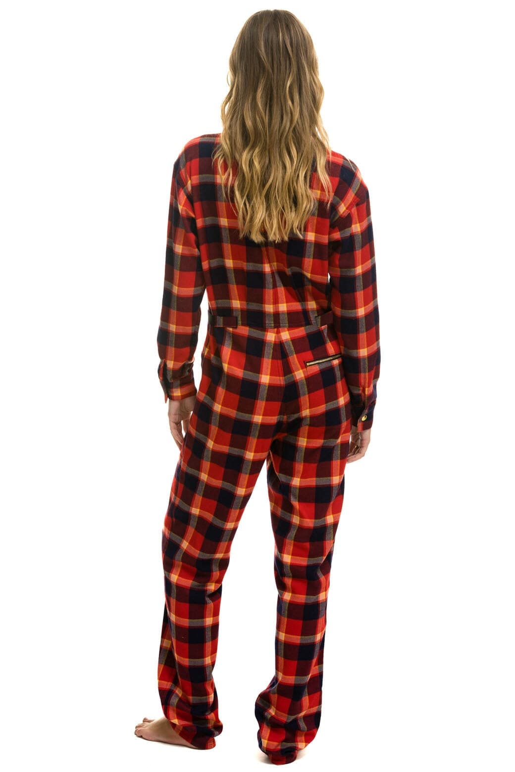 Retro UNISEX PLAID FLIGHT SUIT - RUGBY PLAID