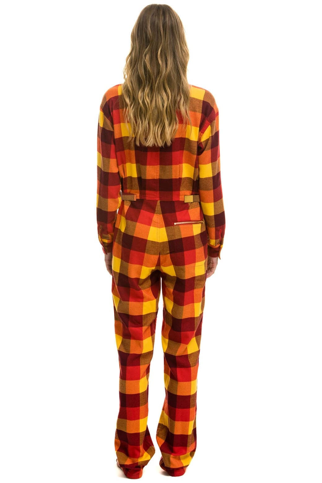 Retro UNISEX PLAID FLIGHT SUIT - SURFY PLAID