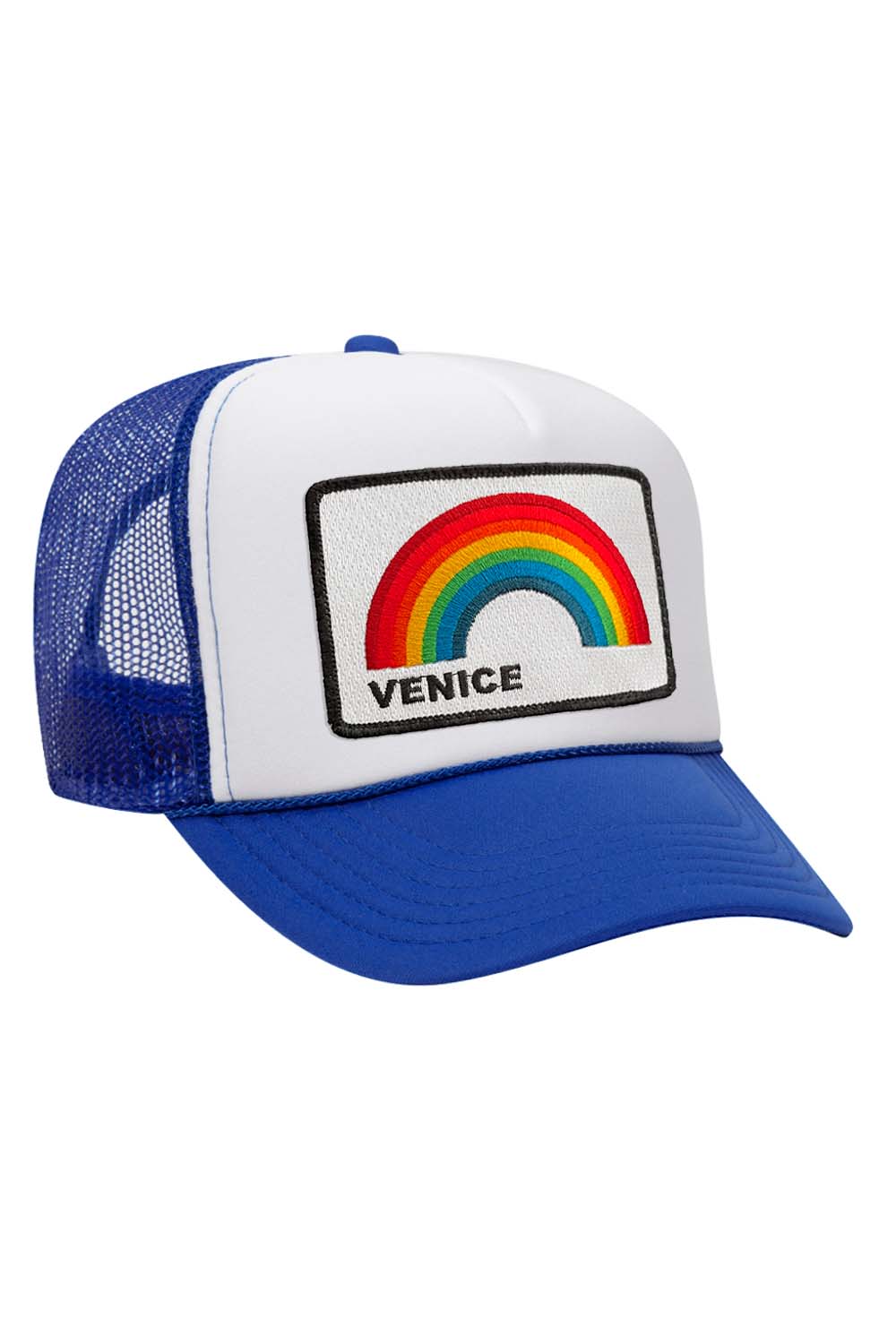 Retro VENICE RAINBOW TRUCKER HAT
