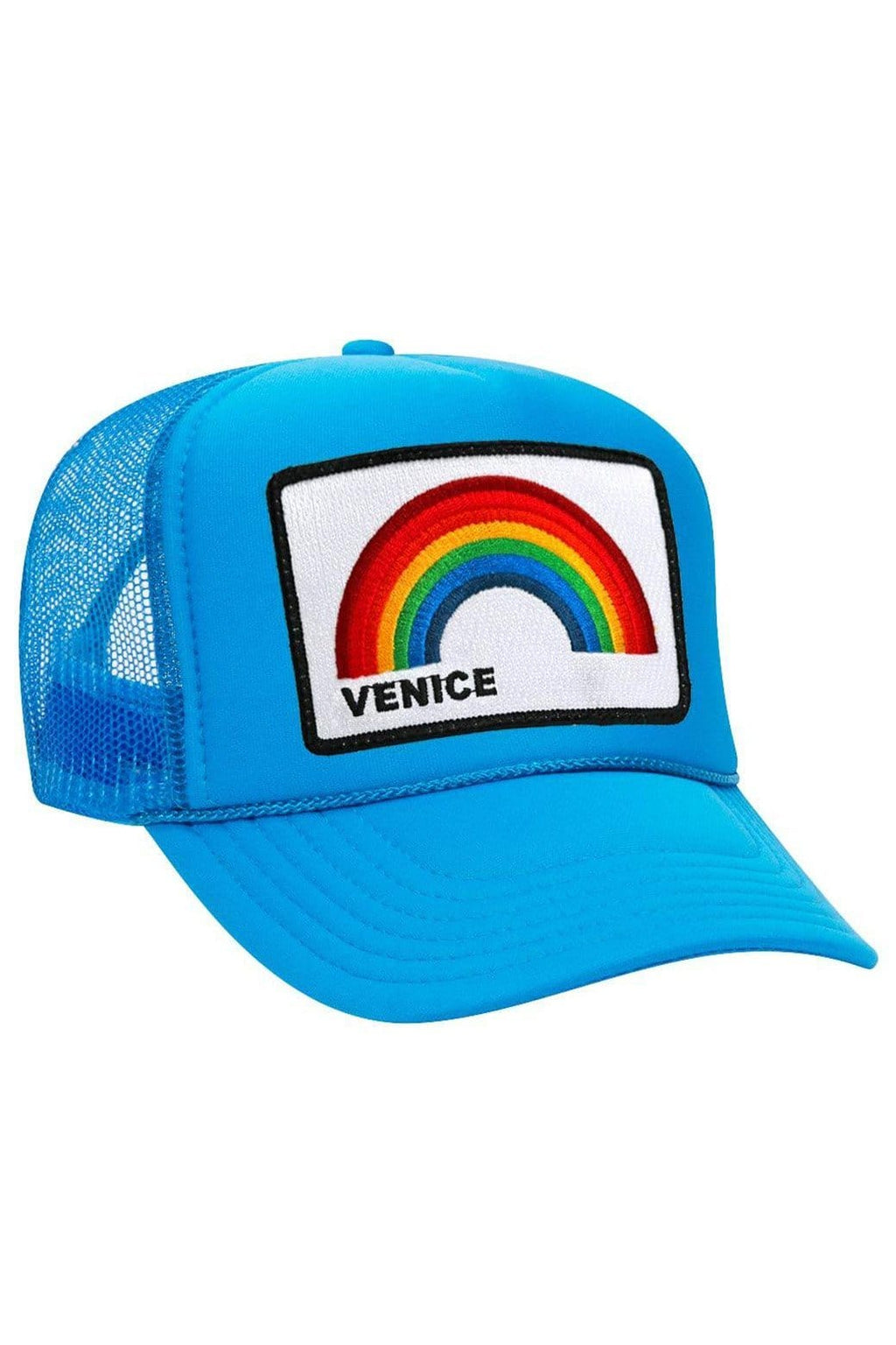 Retro VENICE RAINBOW TRUCKER HAT