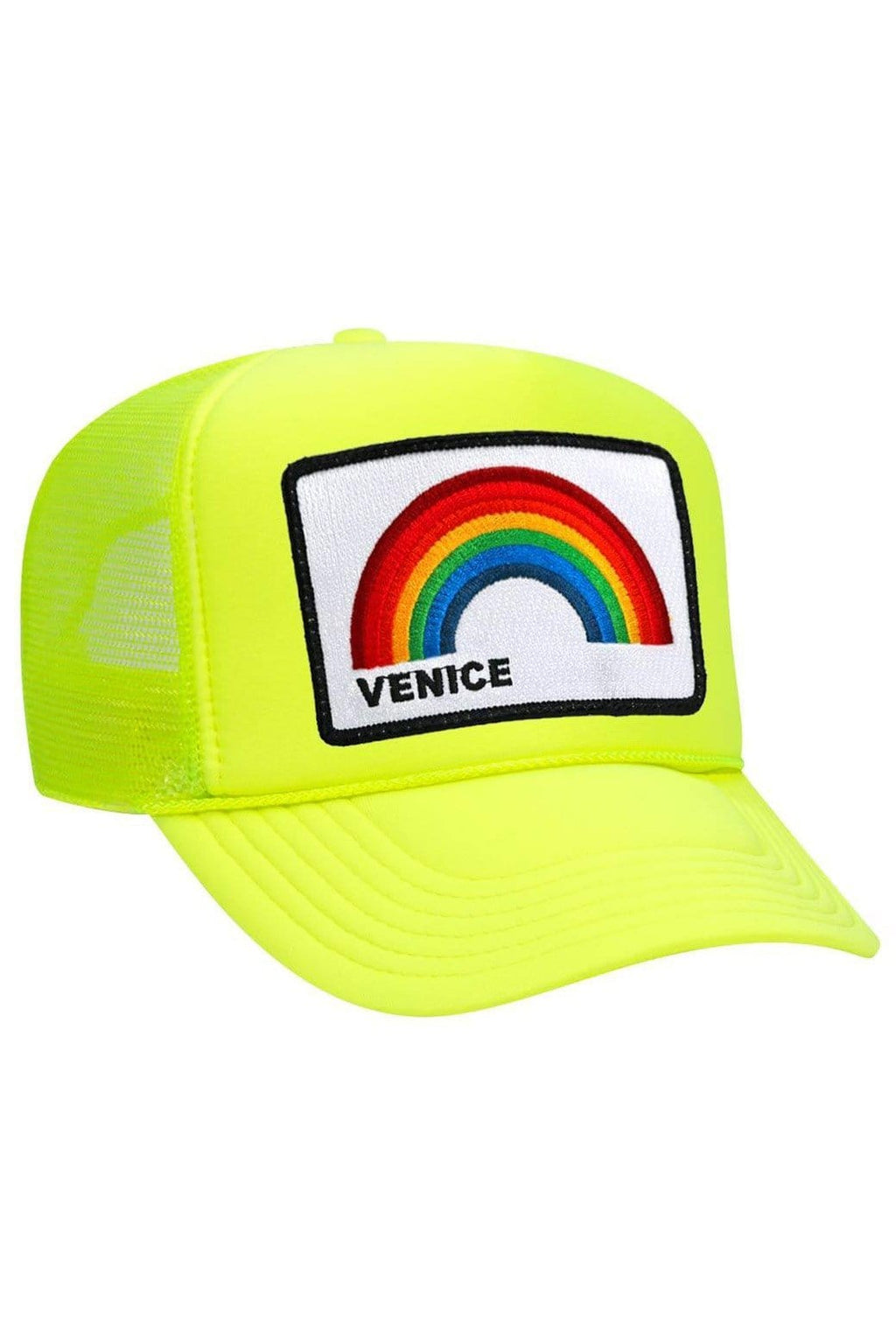 Retro VENICE RAINBOW TRUCKER HAT