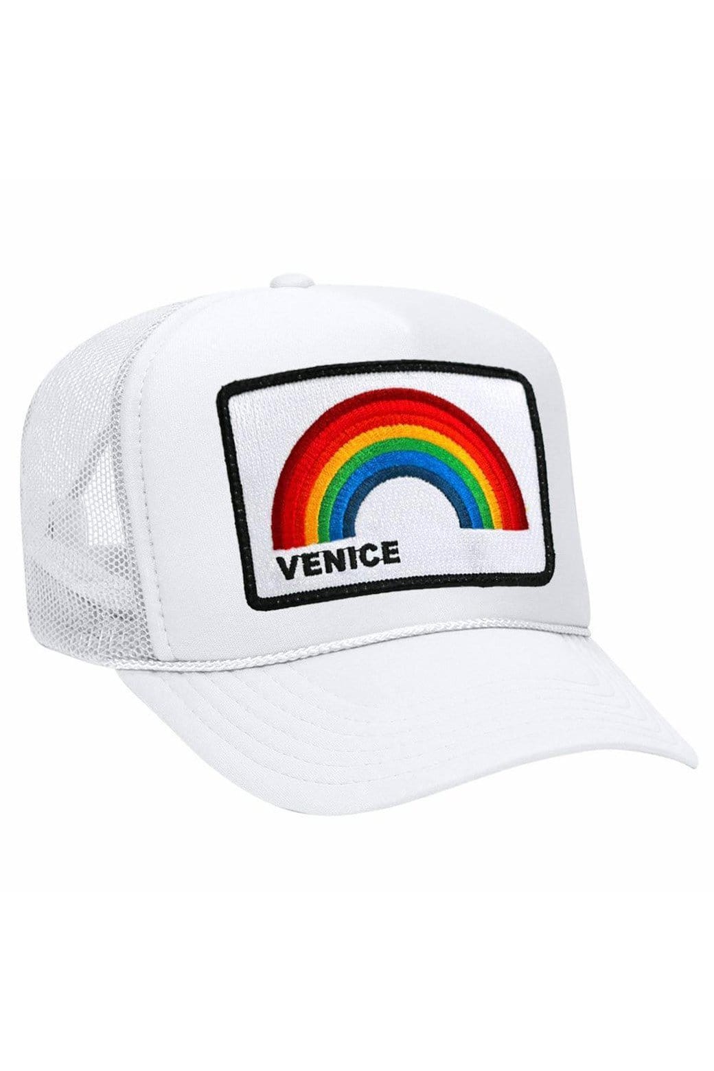 Retro VENICE RAINBOW TRUCKER HAT