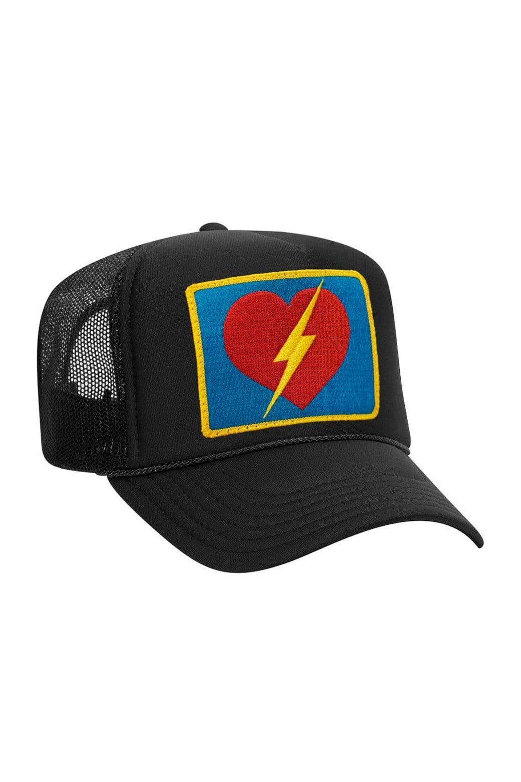Retro VINTAGE BOLT HEART TRUCKER HAT