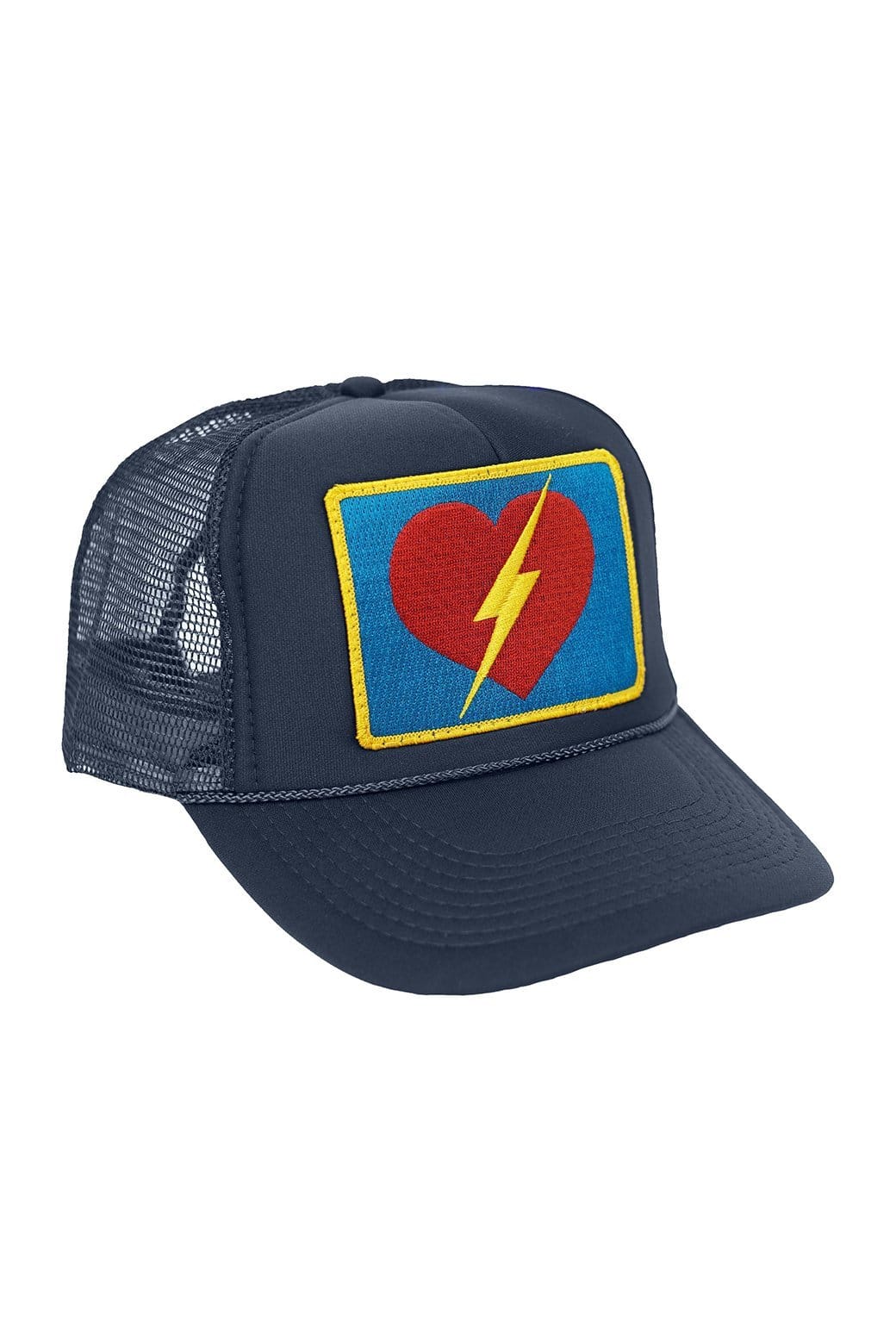 Retro VINTAGE BOLT HEART TRUCKER HAT