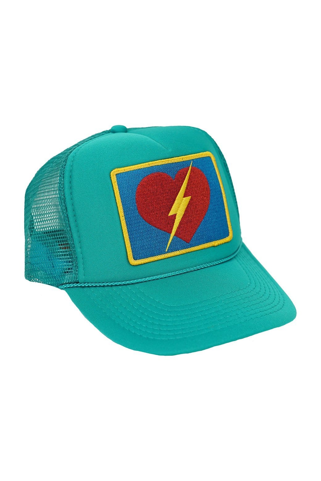 Retro VINTAGE BOLT HEART TRUCKER HAT