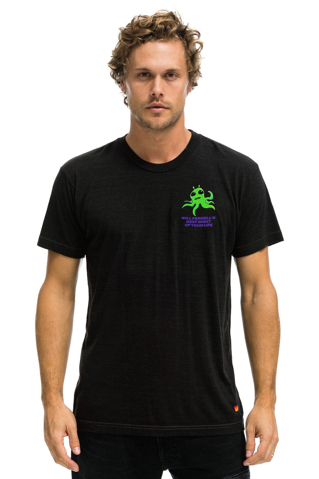 Retro WILL FERRELL 2023 CREW TEE - BLACK