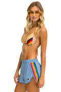 Retro WOMENS 5 STRIPE FLEX BOARD SHORTS - ISLANDA RAINBOW