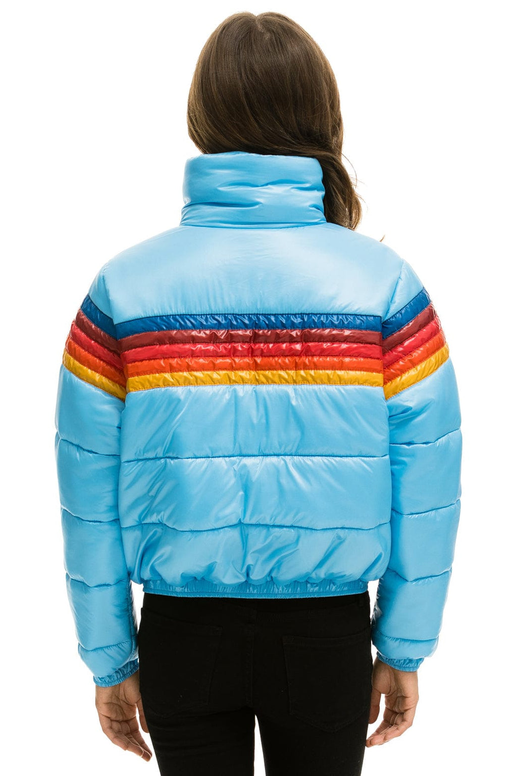 Retro 5 STRIPE APRES JACKET - GLOSSY SKY