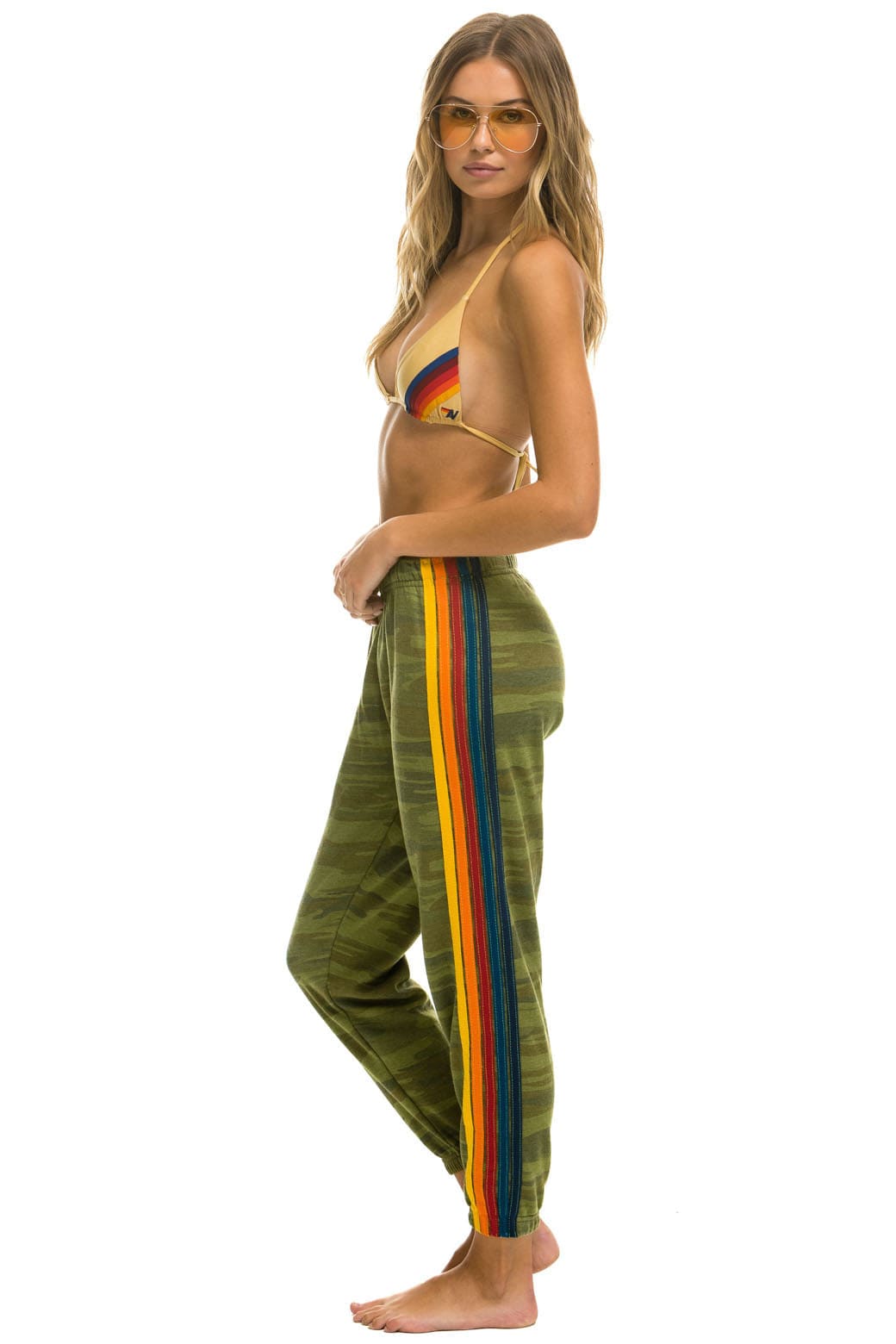 Retro 5 STRIPE SWEATPANTS - CAMO