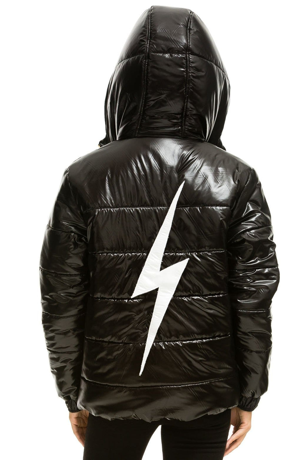 Retro BOLT LUXE TREKKER JACKET - GLOSSY BLACK