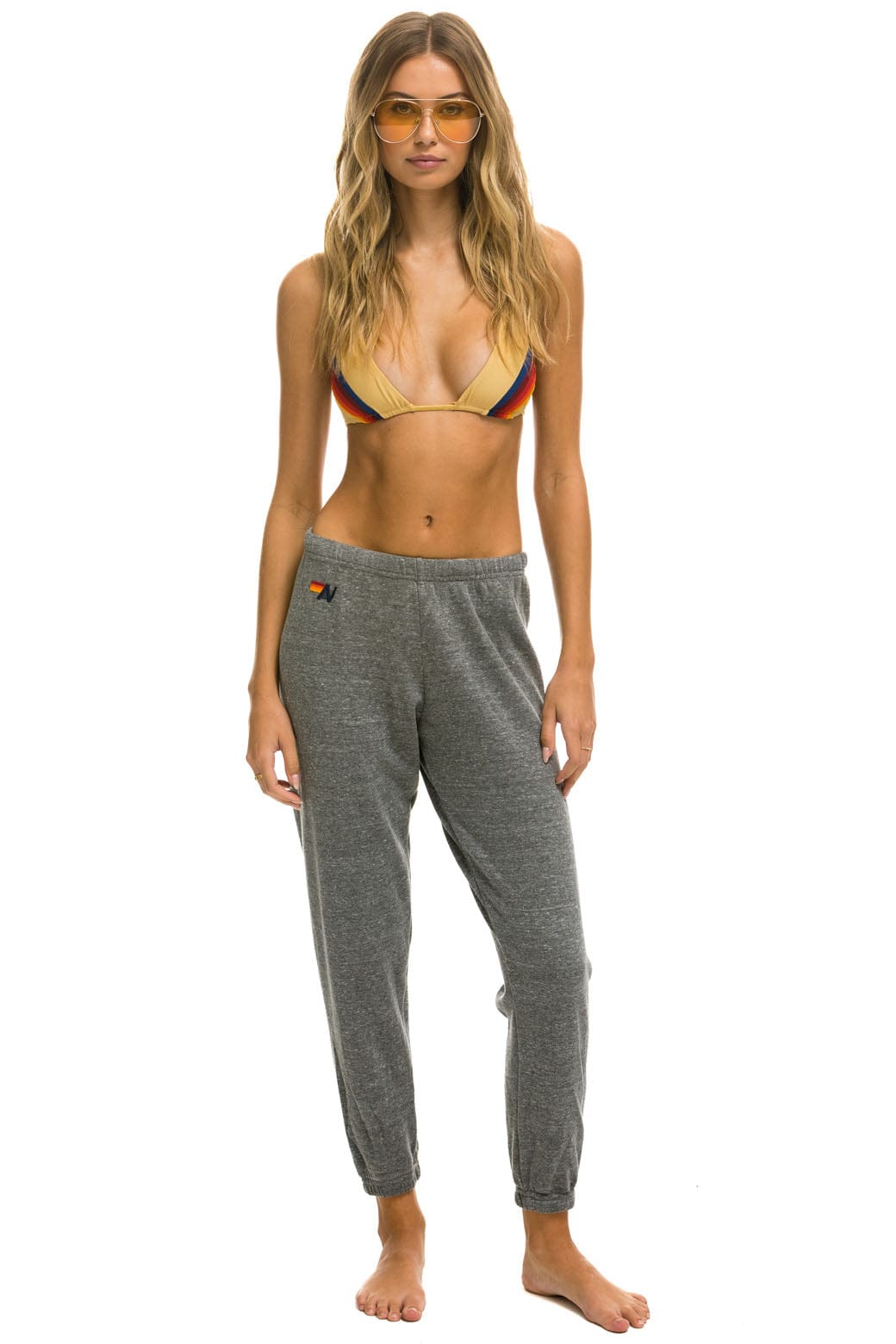 Retro BOLT SWEATPANTS - HEATHER GREY