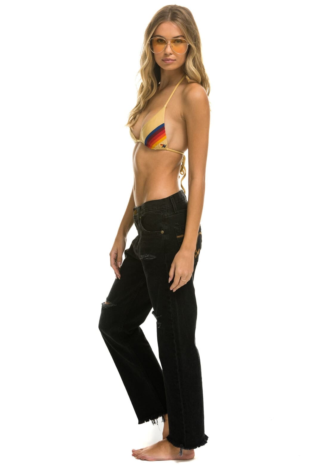 Retro MID RISE RELAXED SURFER JEAN - VINTAGE BLACK